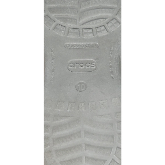 Crocs Sandals Womens Sz 10 Flip Flop Thong Brown Suede Toe Post Slip On Comfort - Picture 9 of 9